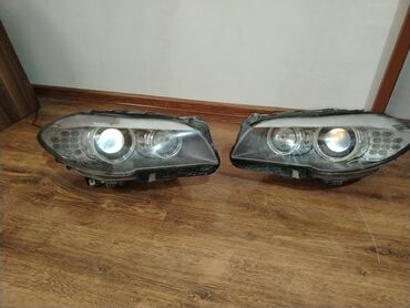 Фары: Комплект, Ближний, дальний свет, BMW, 2013 г., Оригинал, Б/у