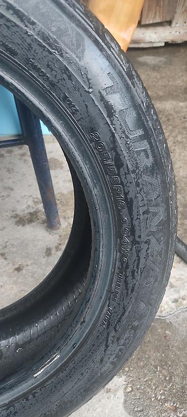 turan: Шины 205 / 55 / R 16, Лето, Б/у, Комплект, Легковые, Bridgestone — 4