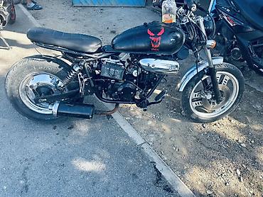 нур мото: Кастомный мотоцикл в стиле bobber / cruiser с выразительным низким — 1