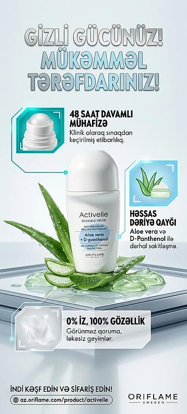 pant: Activelle Invisible Fresh roll-on antiperspirant dezodorant - 48 saat — 1