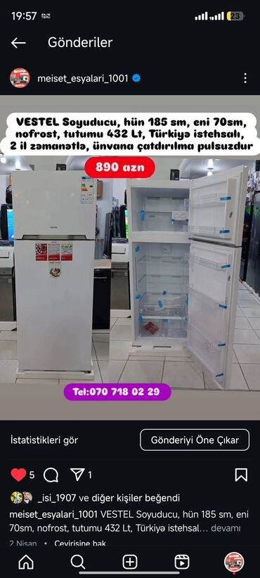 Soyuducular: Yeni Soyuducu Satılır — 22