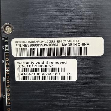 intel arc: Видеокарта для ПК, Новый, Palit, GeForce GTX, 6 ГБ — 8
