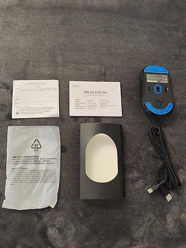 Mauslar: VXE R1 S simsiz kompüter siçanı - Minimalist, mat qara dizayn - Sağ — 8