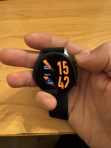 qizlar ucun qol saatlari: İşlənmiş, Smart saat, Amazfit, Suya davamlı, rəng - Qara