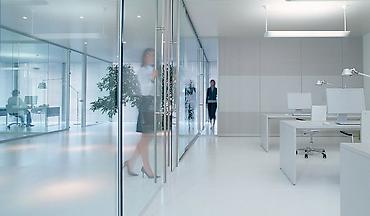 Перегородки на заказ: На заказ Цельностеклянная перегородка, Для офиса, Бронированное стекло, Монтаж, Демонтаж, Бесплатный замер — 6