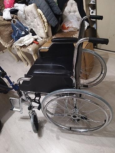 Tualet funksiyalı əlil arabası Tecili satılır tezedi ehtiyac olmadığı