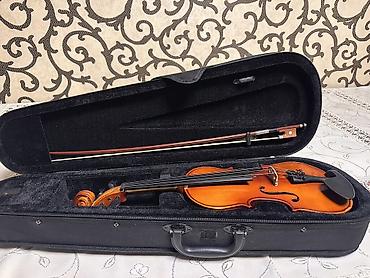gitara simləri: Skripka dəsti – tam komplekt - Ölçü: Tam ölçü (4/4) klassik skripka - — 3