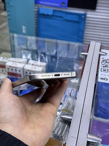 Apple iPhone: IPhone 15 Pro Max, Б/у, 256 ГБ, Серебристый, Защитное стекло, Кабель, Зарядное устройство, 87 % — 6