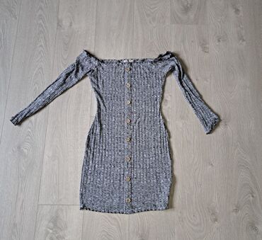 polly haljine: L (EU 40), color - Grey, Other style, Long sleeves