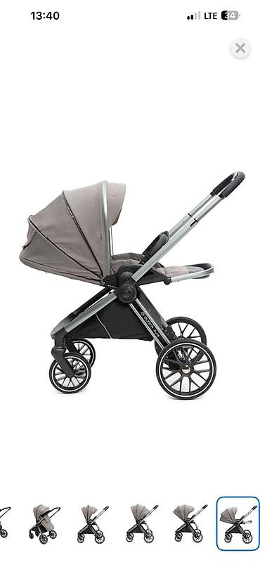 Коляски: Коляска, цвет - Серебристый, Б/у — 6