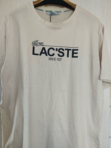 Futbolkalar: Futbolka, Lacoste, L, rəng - Ağ — 9