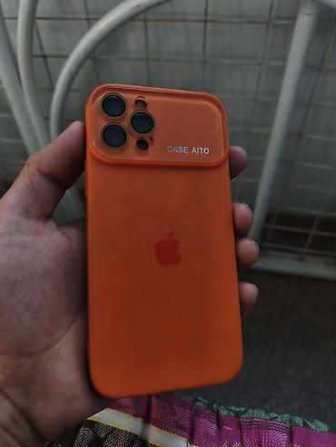 bluetooth aux: IPhone 12 Pro, Б/у, Оранжевый, Чехол — 2