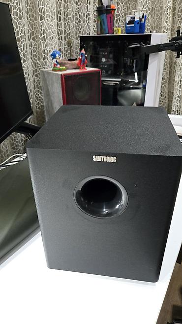 калонка той: Саундбар Samtronic с сабвуфером и караоке. Состояние нового, лежит — 4