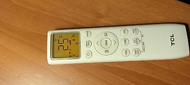 TCL kondisioner üçün orijinal pult Xüsusiyyətlər: - Böyük LCD ekran