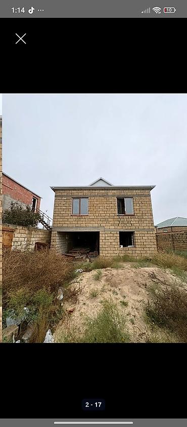 yari tikili evler: İki mərtəbəli yarımçıq tikili – daş divarlı fərdi ev. - Konstruksiya — 2