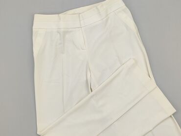 białe bluzki do żakietu: Spodnie materiałowe, Marks & Spencer, M, stan - Dobry