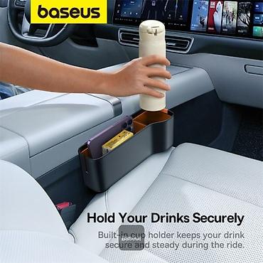 seat ibiza: Baseus Car Seat Gap Organizer Storage Box with Cup Holder – Cluster — 1