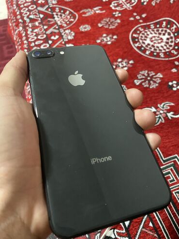 куплю айфон 6 плюс: IPhone 8 Plus, Б/у, 64 ГБ, Черный, Защитное стекло, Чехол, 78 %