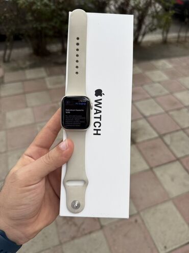 Установка, монтаж дверей: Смарт часы, Apple, Сенсорный экран, цвет - Бежевый