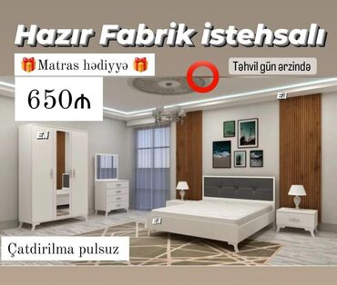 Asılqanlar: *Yataq Dəsti 650Azn💥* ✔️Matras hədiyyə ✔️Rəng seçimi var *✔️