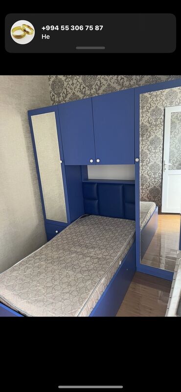usaq otagi ucun skaflar: Oğlan üçün, Təknəfərlik çarpayı, Dolab, İşlənmiş