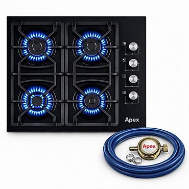 i3 4130: APEX UGRADNA PLOCA SA CETIRI RINGLE STAKLO – TERMOELEMENT + DODACI | — 1