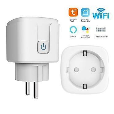 таймер: Розетка, С Wi-Fi, Tuya, Наружные, 1 гнездо — 4