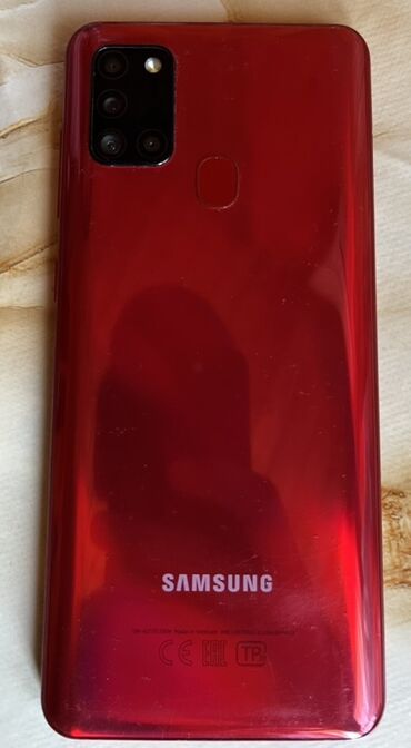 Adapterlər: Samsung Galaxy A21S, rəng - Qırmızı, Sensor