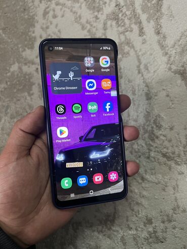 Samsung: Samsung Galaxy A21S, 64 GB, rəng - Qara, Barmaq izi — 1