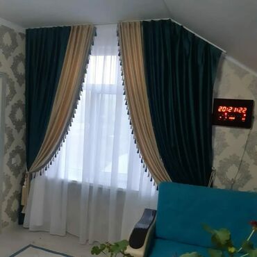 Шторы и занавески: Штора на заказ принимаем портьер и тюль и.д Дизайн индивидуальный — 11