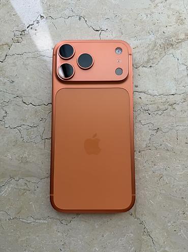 IPhone 17 Pro Max, 256 GB, Narıncı, Simsiz şarj, Face ID, Sənədlərlə