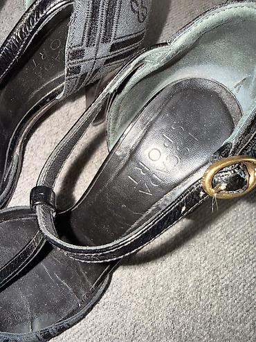 Sandale: Escada Sport Original Koza I saten Odlicne I preudobne Ocuvane — 5