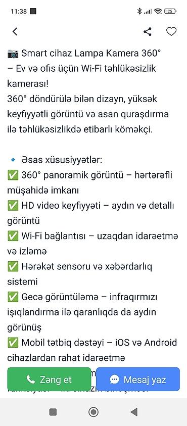 Фото и видеокамеры: E27 lampa yuvasına uyğunlaşdırılmış bu smart Wi-Fi təhlükəsizlik — 3