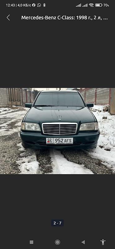 volkswagen golf 1: Mercedes-Benz C-Class: 1998 г., 2 л, Автомат, Бензин, Седан — 2