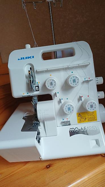 radiator islenmis: JUKI MO-654DEN Overlok Maşını. Hər növ parçanı tikir, çox az işlənib — 1