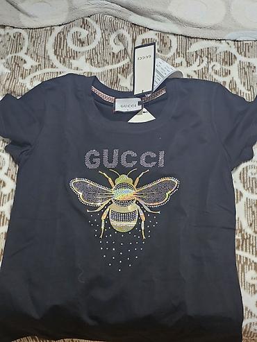 tunike svecane: Gucci ženska majica kratkih rukava – crna - Model sa prepoznatljivim — 1