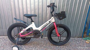 Другие товары для детей: Детские велосипеды новые TIMETRY на 18 колеса,алюминиевый,SKILLMAX