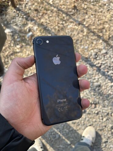 işlənmiş telefonlar ayfon: IPhone 8, 64 GB, Space Gray, Barmaq izi