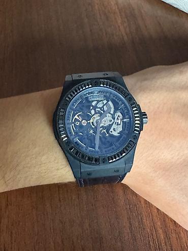 breitling saat: İşlənmiş, Qol saatı, Hublot, rəng - Qara — 1