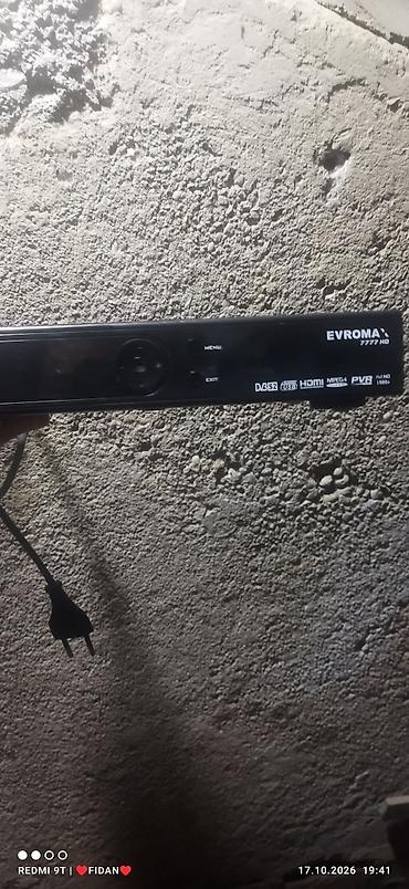 panasonic video: EVROMA 7777 HD peyk qəbuledicisi - DVB-S2 standartını dəstəkləyən — 2