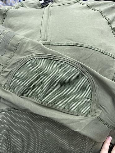 Толстовки: Тактическая кофта/Combat Shirt (оливковый) - Крой под — 2