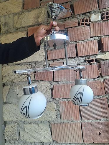 lustur altı: Çılçıraq, 2 lampa, Metal — 3