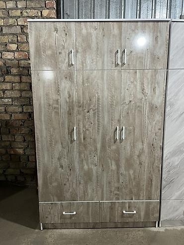 Шифоньеры, шкафы для одежды: Шифоньер, шкаф для одежды, Новый, Прямой, ЛДСП — 7