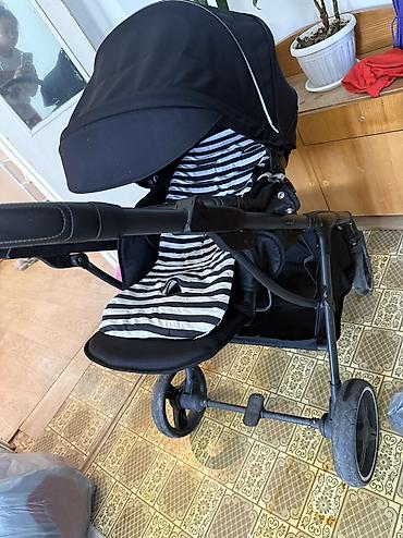 Коляскалар: Балдар арабасы, Cybex, түсү - Кара, Колдонулган, Өзү алып кетүү — 1