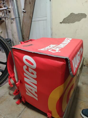 Avtoservis avadanlıqları: YANGO yemək çatdırılması üçün izotermik çanta/bakpak - Ölçü: kub