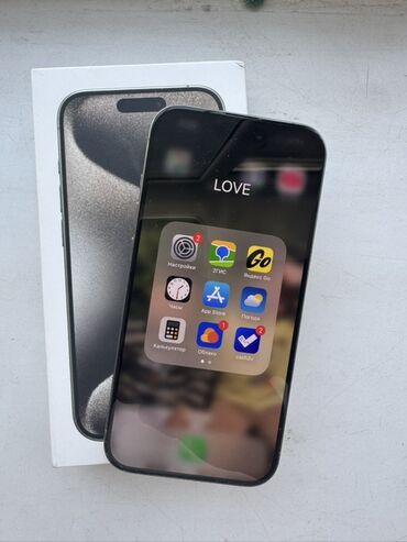 самсунг телефондор: IPhone 15 Pro, 128 ГБ, Черный, Коробка