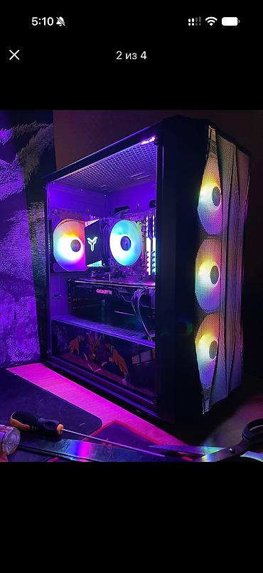 2600: Компьютер, ядер - 6, ОЗУ 16 ГБ, Для работы, учебы, Б/у, AMD Ryzen 5, NVIDIA GeForce GTX 1080, NVMe — 2