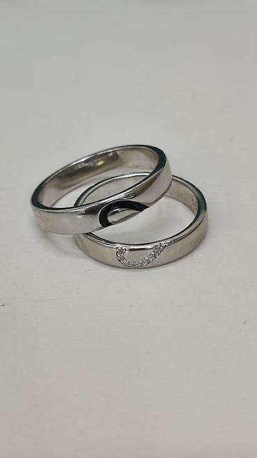 Серебряные кольца: Кольцо, Обручальное, Проба 925, Унисекс, Новый — 11