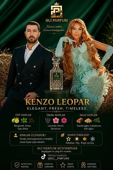 parfums de marly: Məhsul: Əli Parfum – Kenzo LeopaR (Eau de Parfum) Xüsusiyyətlər: - — 1