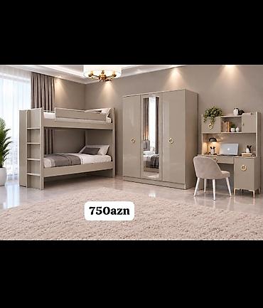 Oğlan və qız üçün, Yeni, 2 təknəfərlik çarpayı